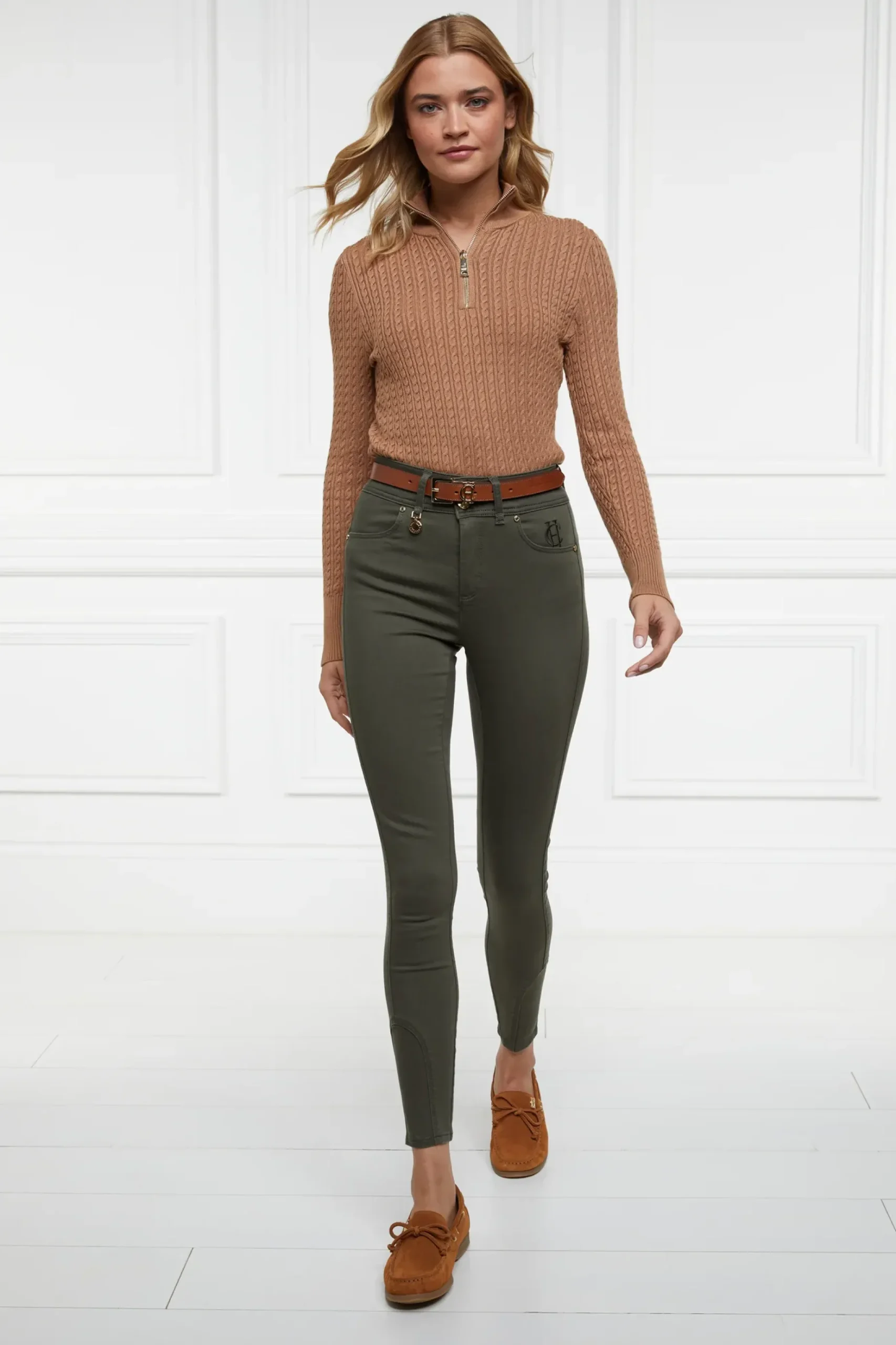 Ava Half Zip Knit