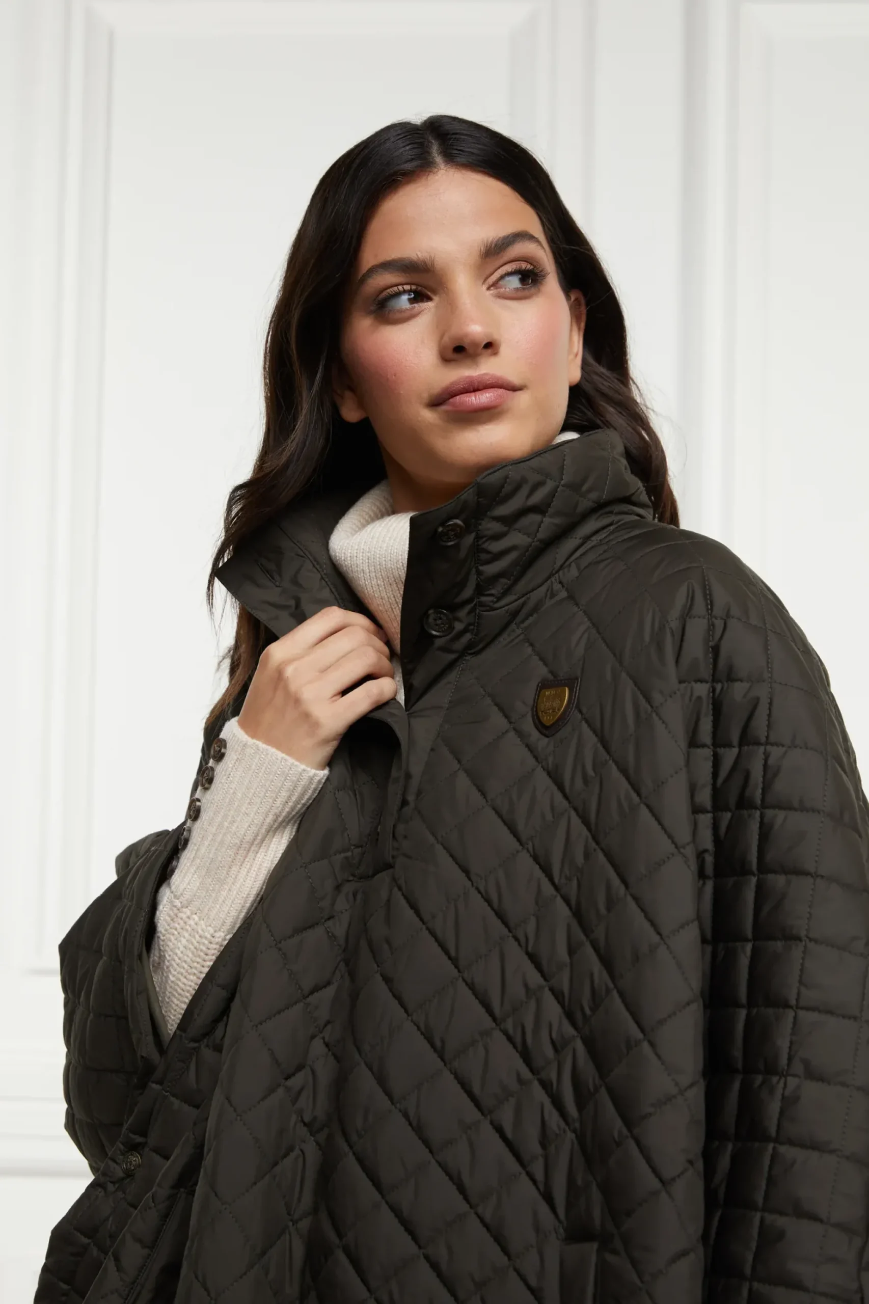 Brooke Quilted Cape