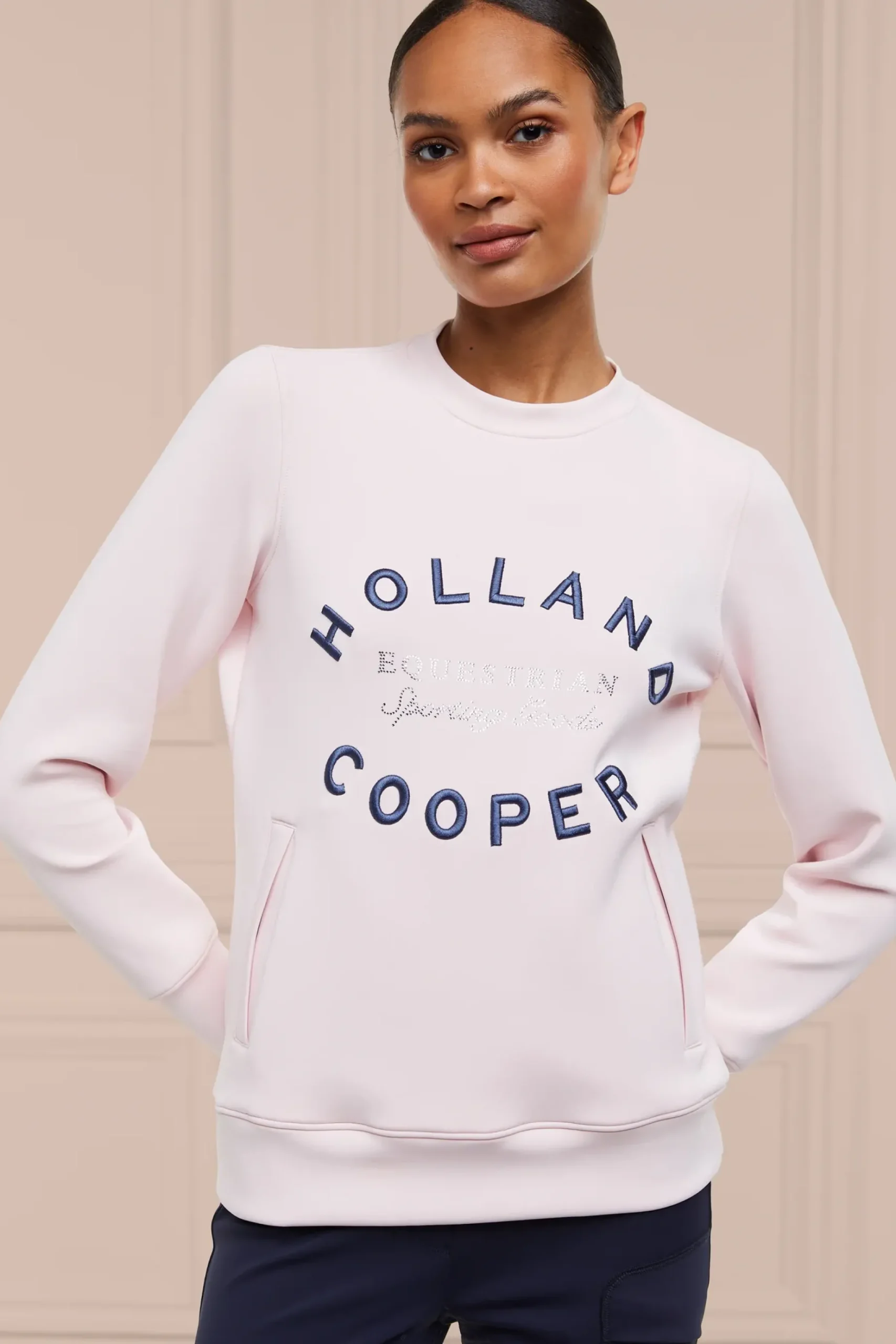 Crystal Crew Neck Sweat