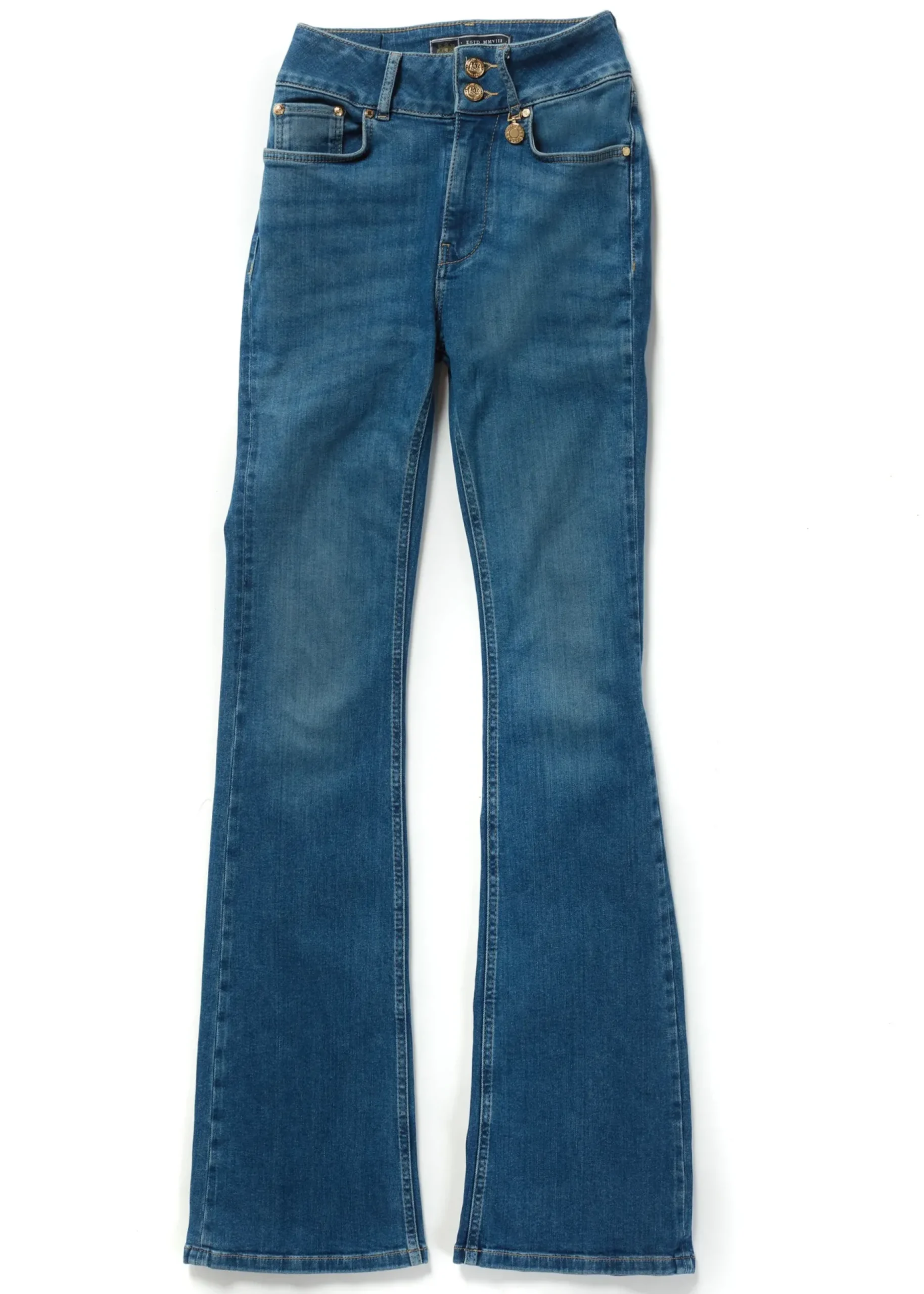 High Rise Flared Jean