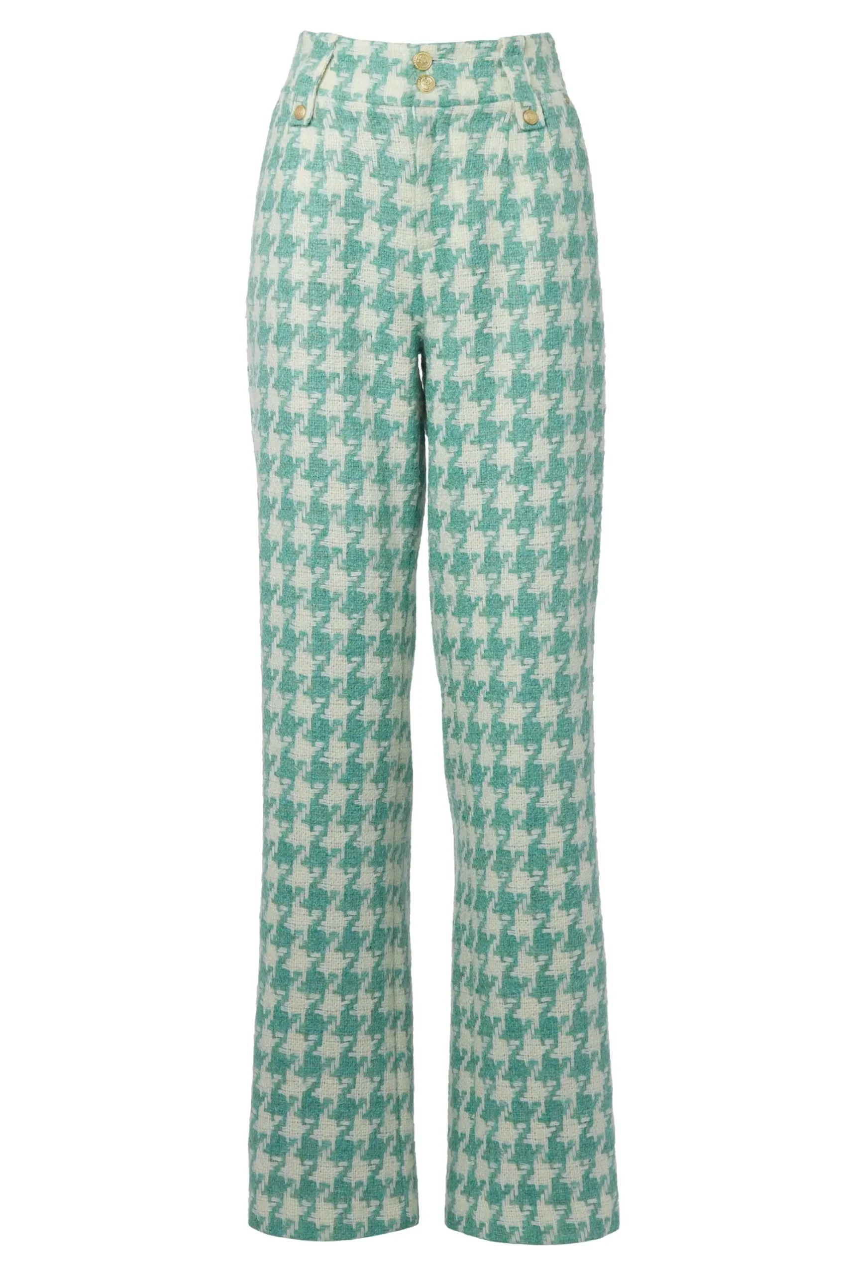 High Waisted Straight Trouser