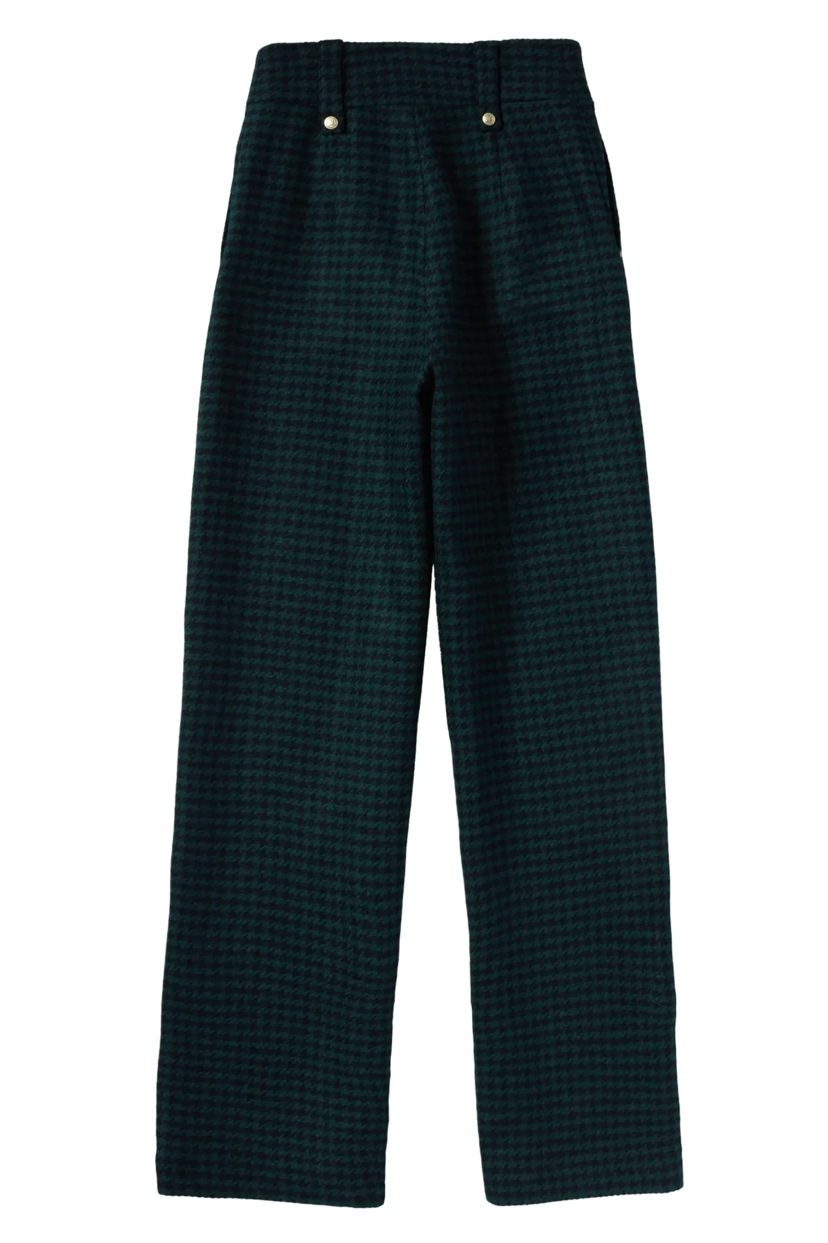 High Waisted Straight Trouser