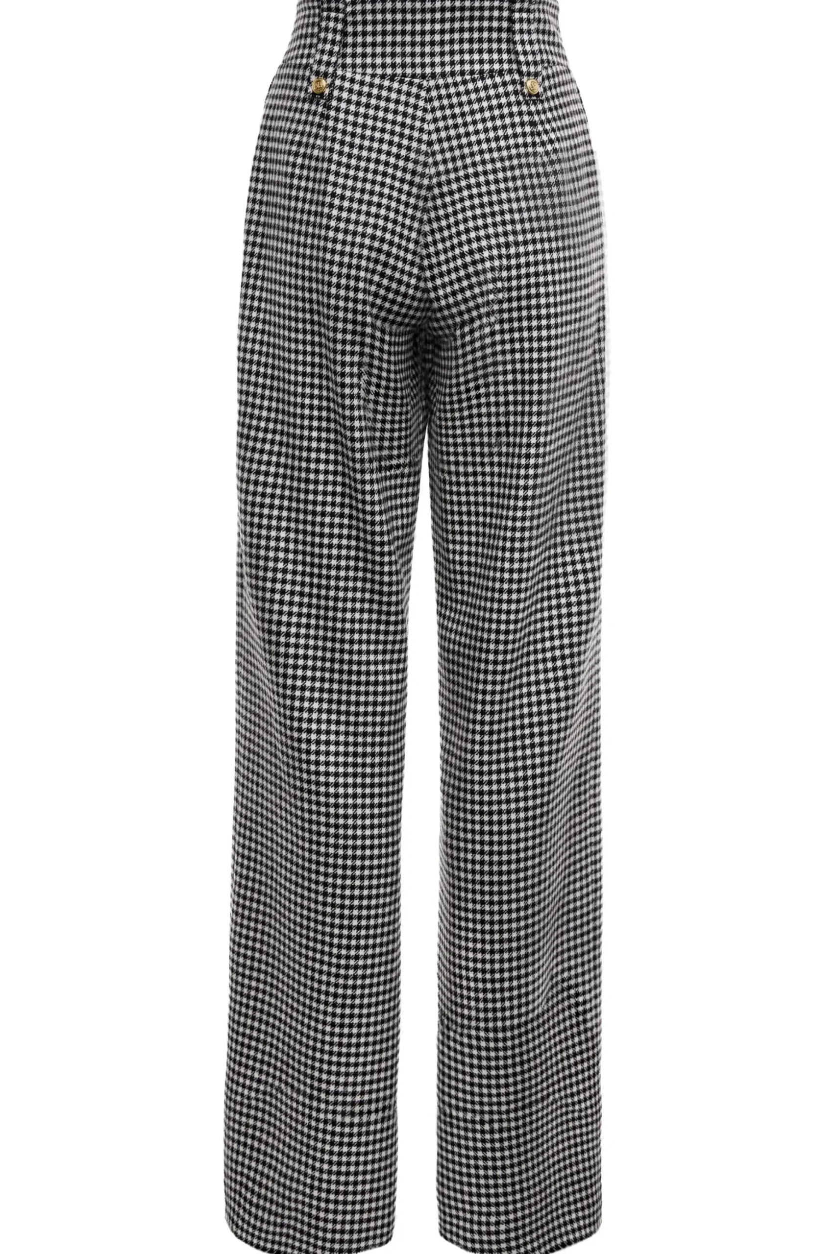 High Waisted Straight Trouser
