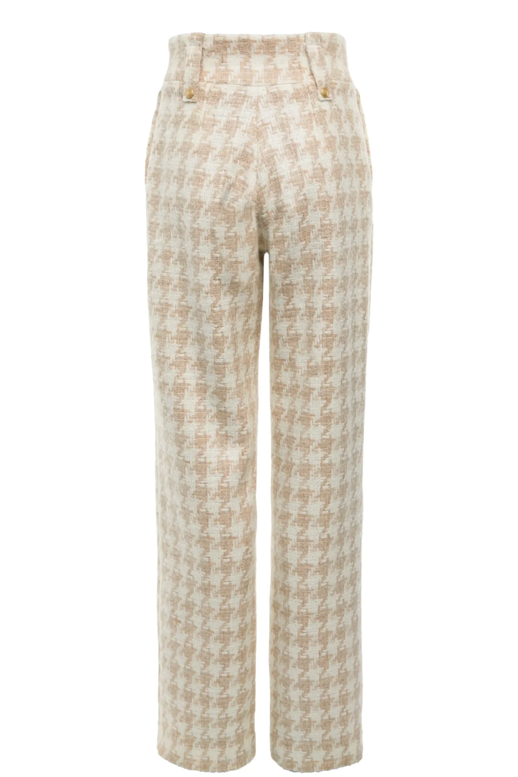 High Waisted Straight Trouser