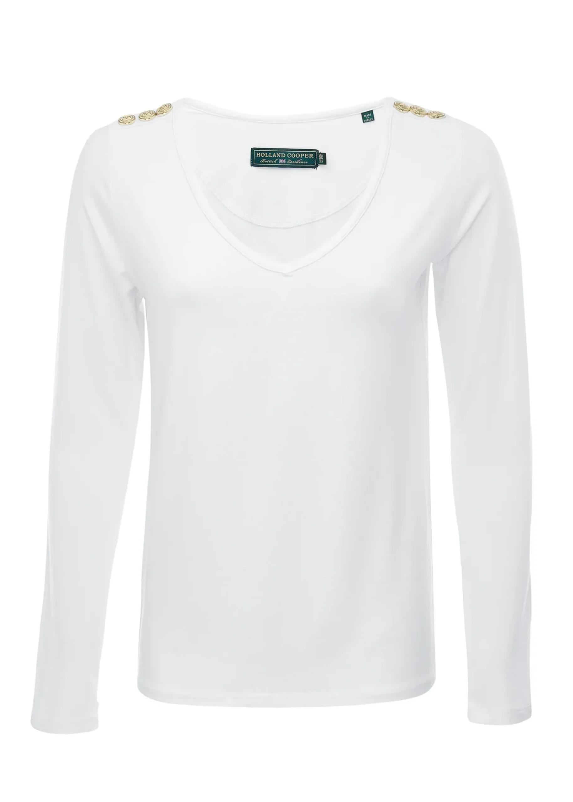 Long Sleeve V-Neck Tee