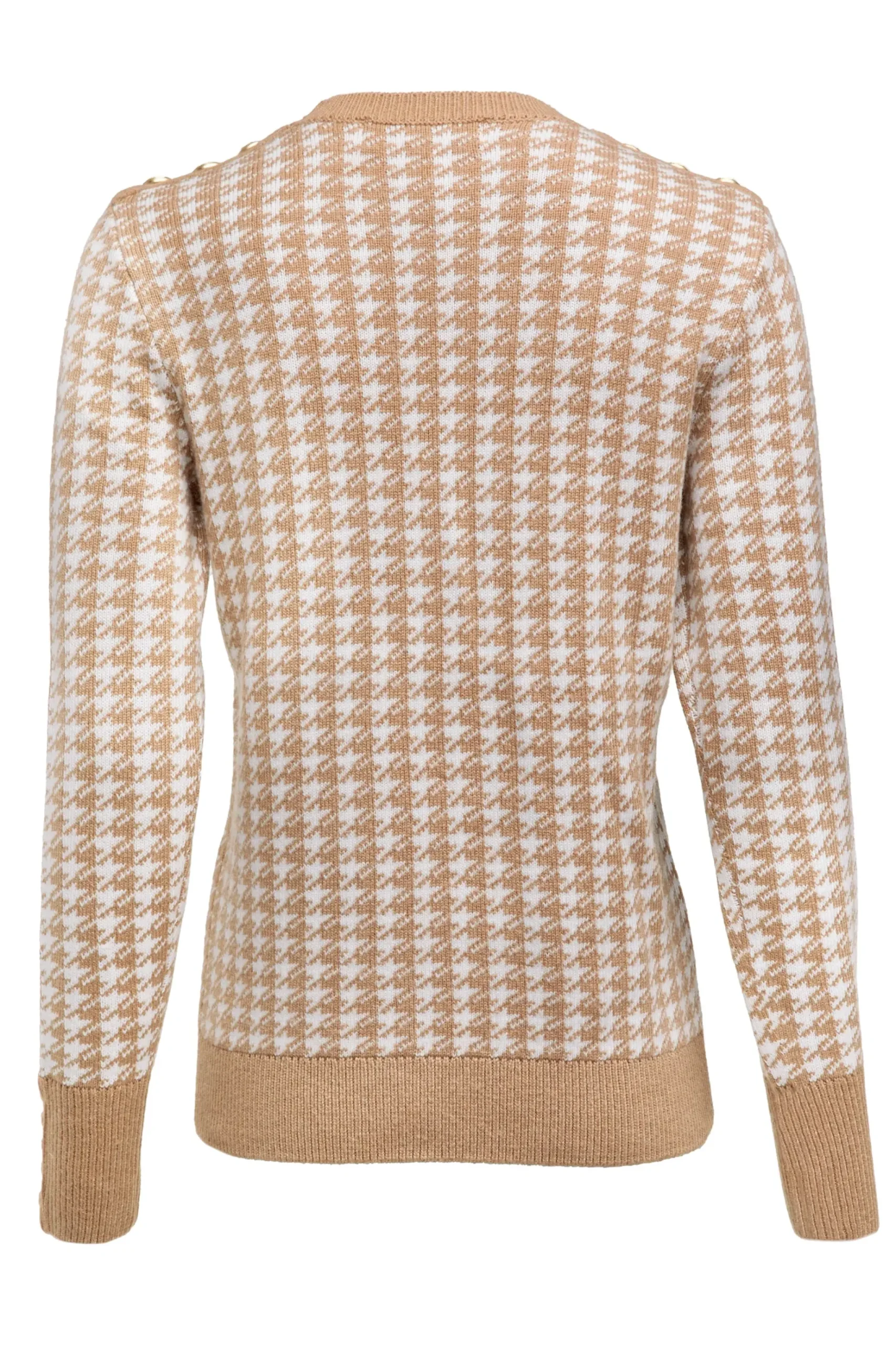 Panel Crew Neck Knit