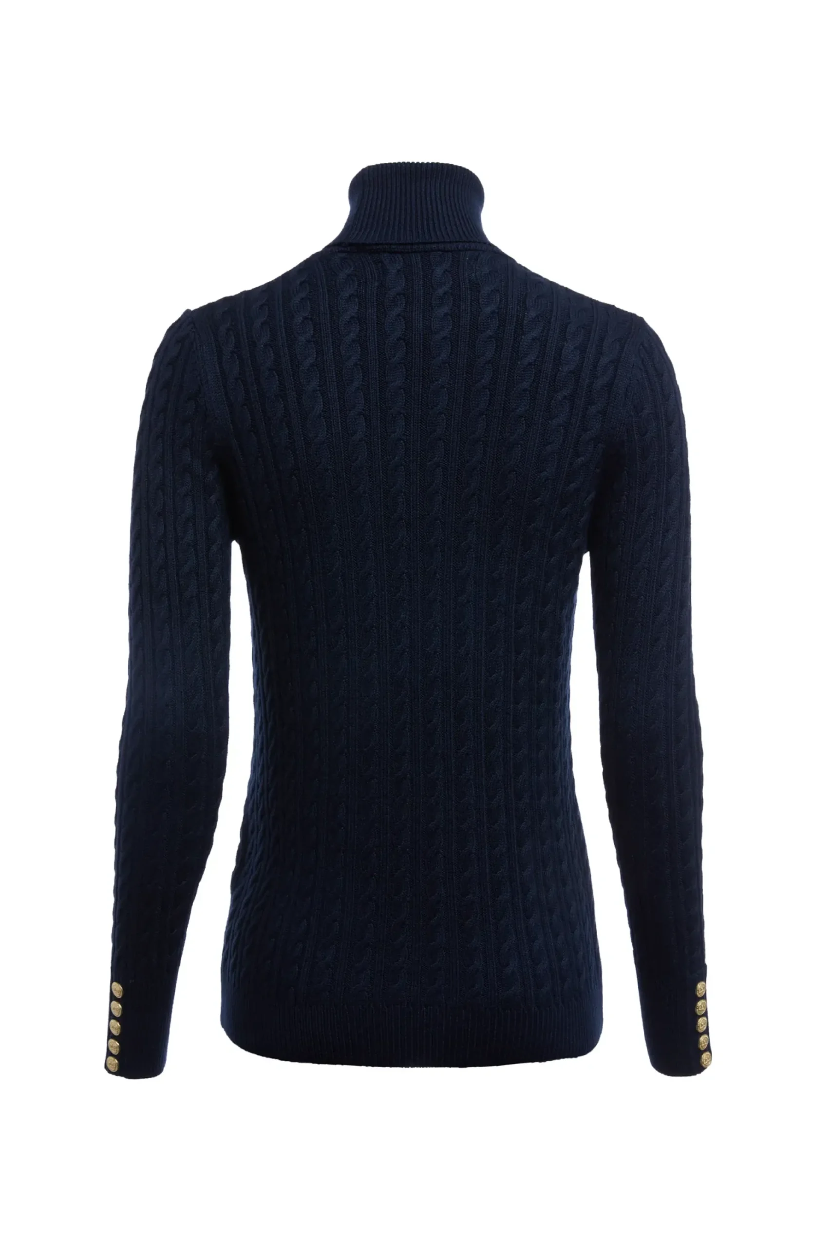 Seattle Roll Neck Cable Knit