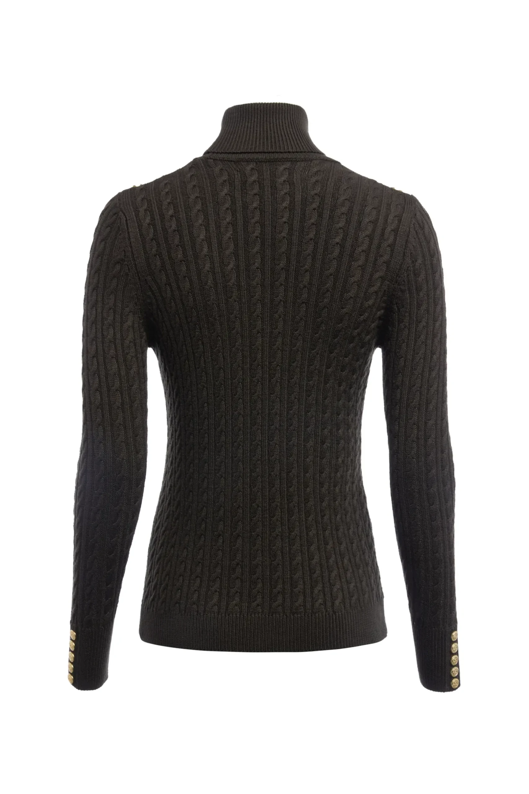 Seattle Roll Neck Cable Knit