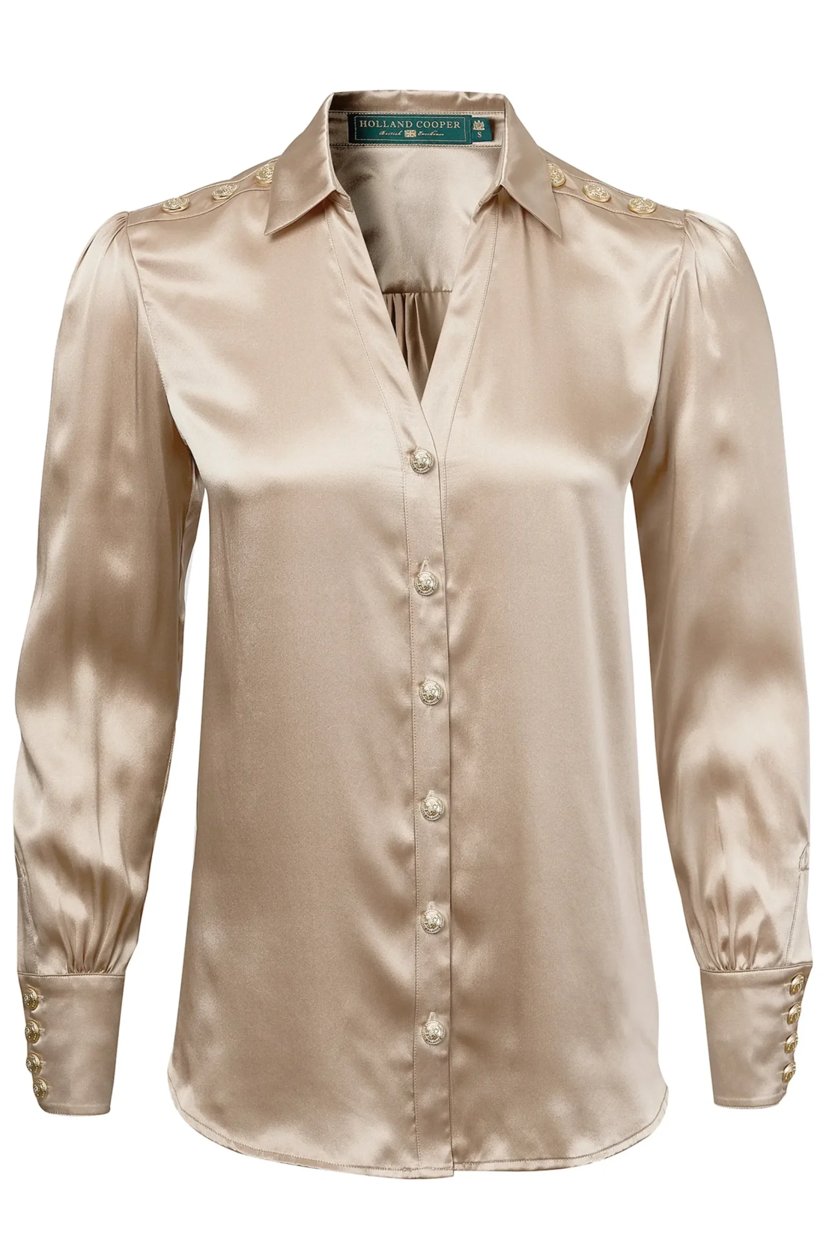 Silk V-Neck Blouse